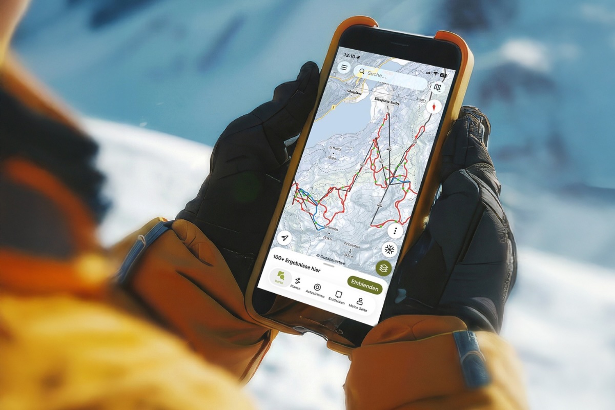 Sicheres Touren & Freeriden mit Outdooractive planen